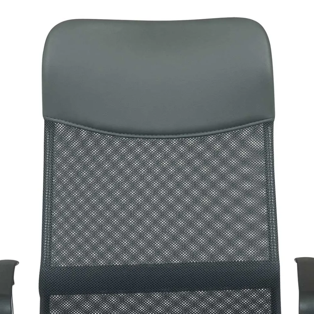 Wohnen Bürostühle*Schwarzer Chefsessel im Material Mix - Rajaco