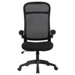 Wohnen Bürostühle*Schwarzer Chefsessel mit Mesh Rücken - Vorianca