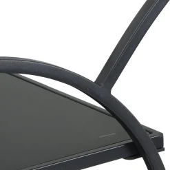 Wohnen Servierwagen|Teewagen*Schwarzer Design-Servierwagen aus Metall - Nucina