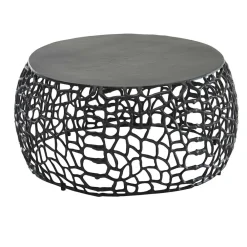 Wohnen Schwarzer Designtisch fürs Wohnzimmer - Ernestan