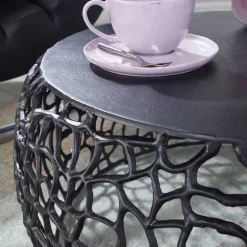 Wohnen Schwarzer Designtisch fürs Wohnzimmer - Ernestan