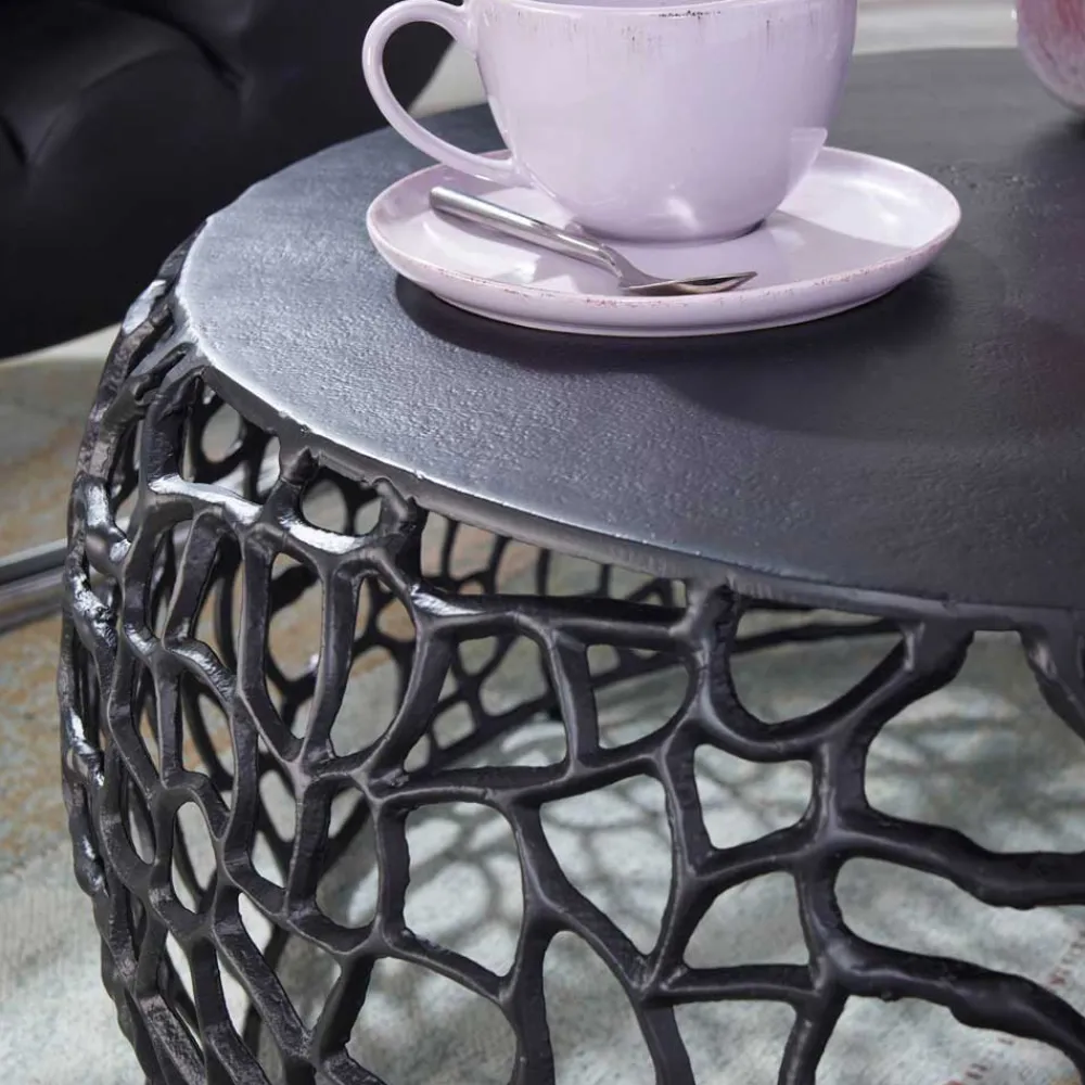 Wohnen Schwarzer Designtisch fürs Wohnzimmer - Ernestan