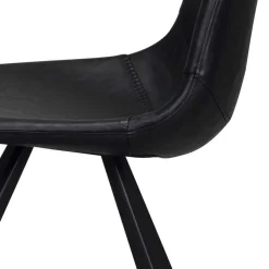 Wohnen Küchen-Essgruppen|Esszimmer Komplett*Schwarzer Eiche Esstisch & Stühle - Namac (fünfteilig)