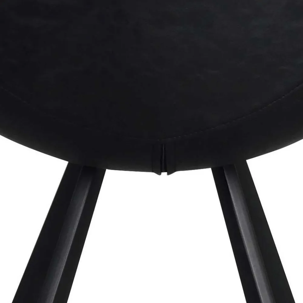 Wohnen Küchen-Essgruppen|Esszimmer Komplett*Schwarzer Eiche Esstisch & Stühle - Namac (fünfteilig)