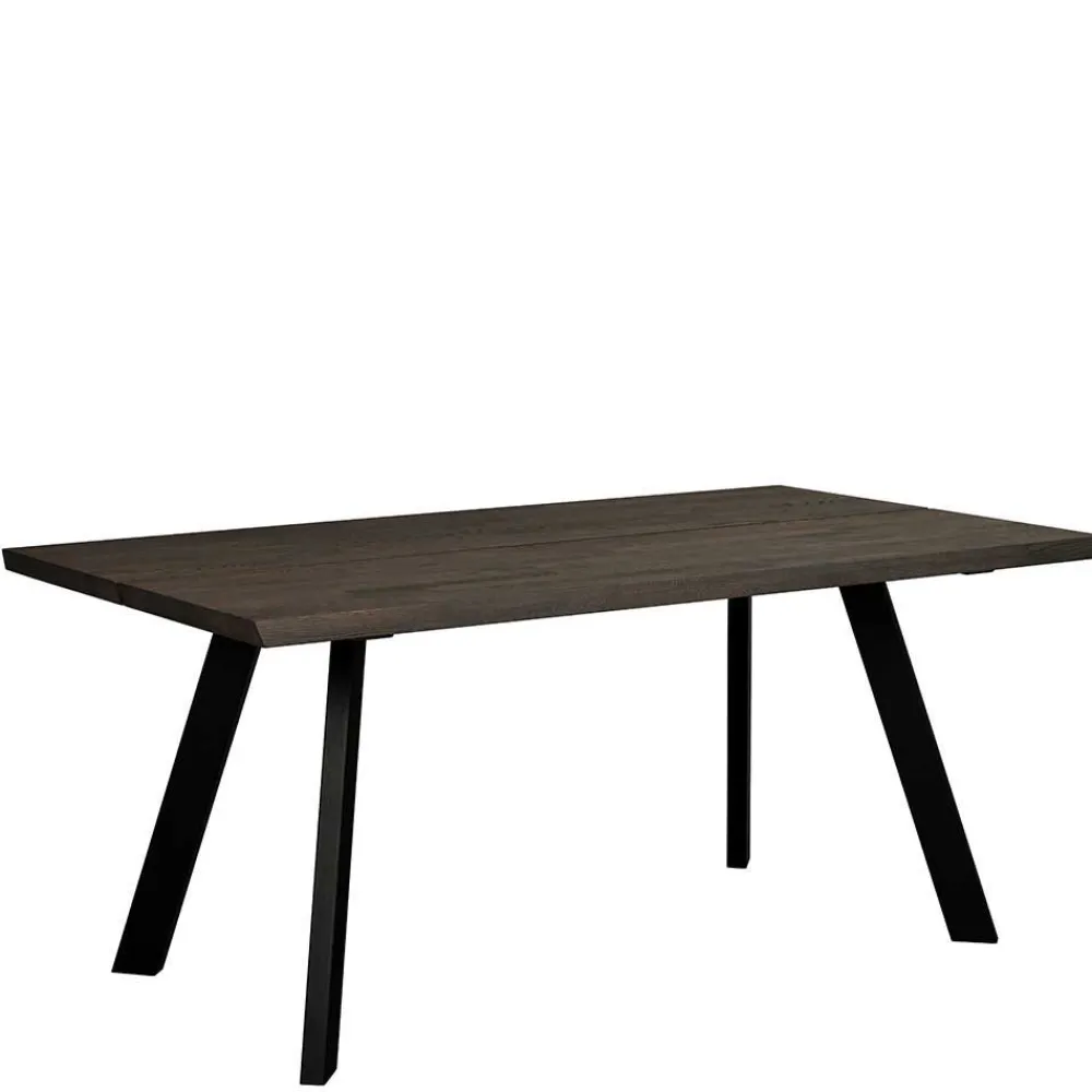 Wohnen Küchen-Essgruppen|Esszimmer Komplett*Schwarzer Eiche Esstisch & Stühle - Namac (fünfteilig)