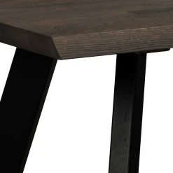 Wohnen Küchen-Essgruppen|Esszimmer Komplett*Schwarzer Eiche Esstisch & Stühle - Namac (fünfteilig)