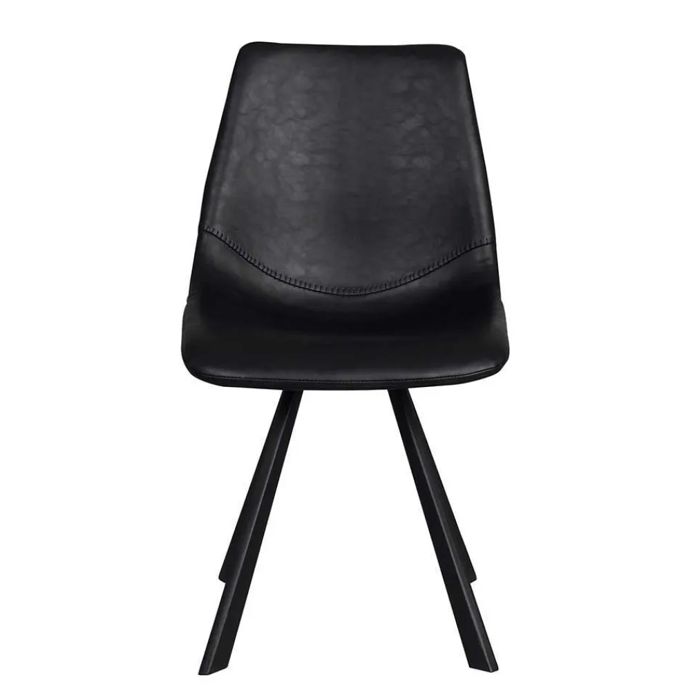 Wohnen Küchen-Essgruppen|Esszimmer Komplett*Schwarzer Eiche Esstisch & Stühle - Namac (fünfteilig)