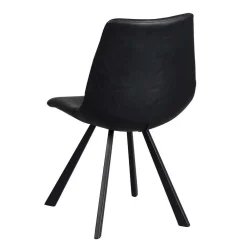 Wohnen Küchen-Essgruppen|Esszimmer Komplett*Schwarzer Eiche Esstisch & Stühle - Namac (fünfteilig)