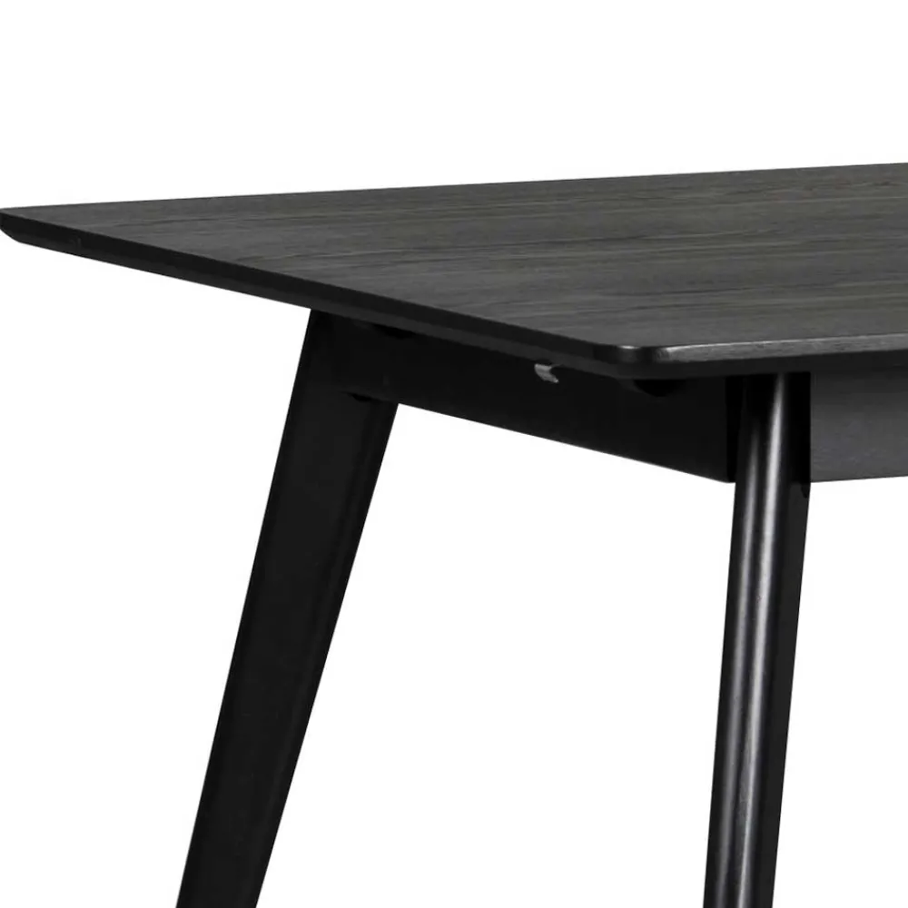 Wohnen Schwarzer Esszimmer Tisch im Retro Style - Vartana
