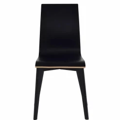 Wohnen Schwarzer Holzstuhl mit Eiche - Join (2er Set)