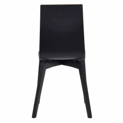 Wohnen Schwarzer Holzstuhl mit Eiche - Join (2er Set)