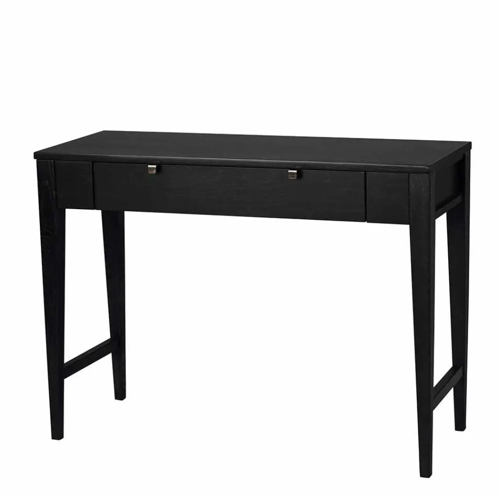 Wohnen Telefontische*Schwarzer Konsolentisch mit Schublade - Geskan