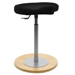 Wohnen Bürostühle|Sessel & Hocker*Schwarzer Pendelhocker aus Flachgewebe - Travorna