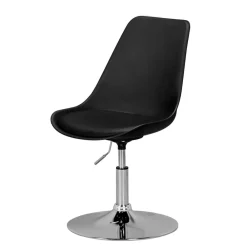Wohnen Bürostühle|Stühle*Schwarzer Schalenstuhl drehbar & höhenverstellbar - Alberton