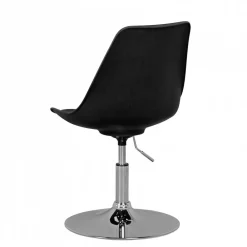 Wohnen Bürostühle|Stühle*Schwarzer Schalenstuhl drehbar & höhenverstellbar - Alberton