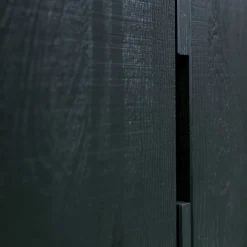 Wohnen Kommoden|Esszimmerschränke*Schwarzer Schrank aus Holz & Metall - Almery