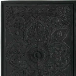 Wohnen Schwarzer Schrank mit Schnitzereien - Namibe