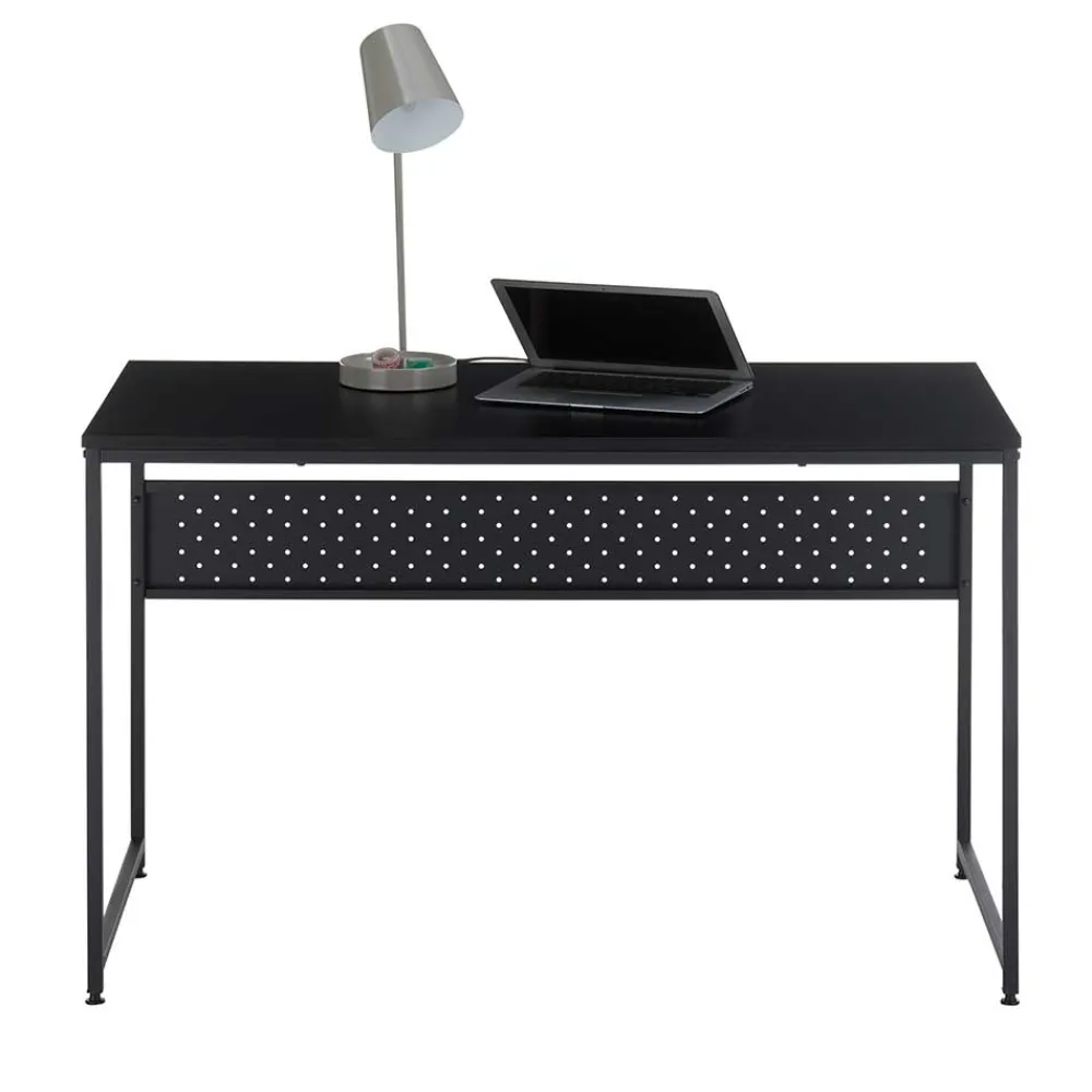 Wohnen Bürotische*Schwarzer Schreibtisch 120x60 cm - Irona
