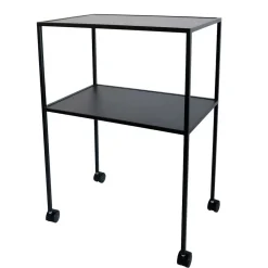 Wohnen Schwarzer Tisch auf Rollen - Yarisis