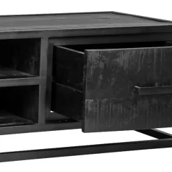 Wohnen Loft Möbel|Industrial Möbel*Schwarzer TV Unterschrank im Industry Stil - Esturado