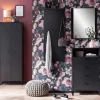 Wohnen Garderoben|Garderoben*Schwarzes Flurmöbel Set - Anderian (vierteilig)