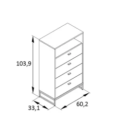 Wohnen Garderoben|Garderoben*Schwarzes Flurmöbel Set - Anderian (vierteilig)
