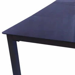 Wohnen Metall-Gartenmöbel|Gartentische*Schwarzglas Gartentisch in drei Größen - Rozenna