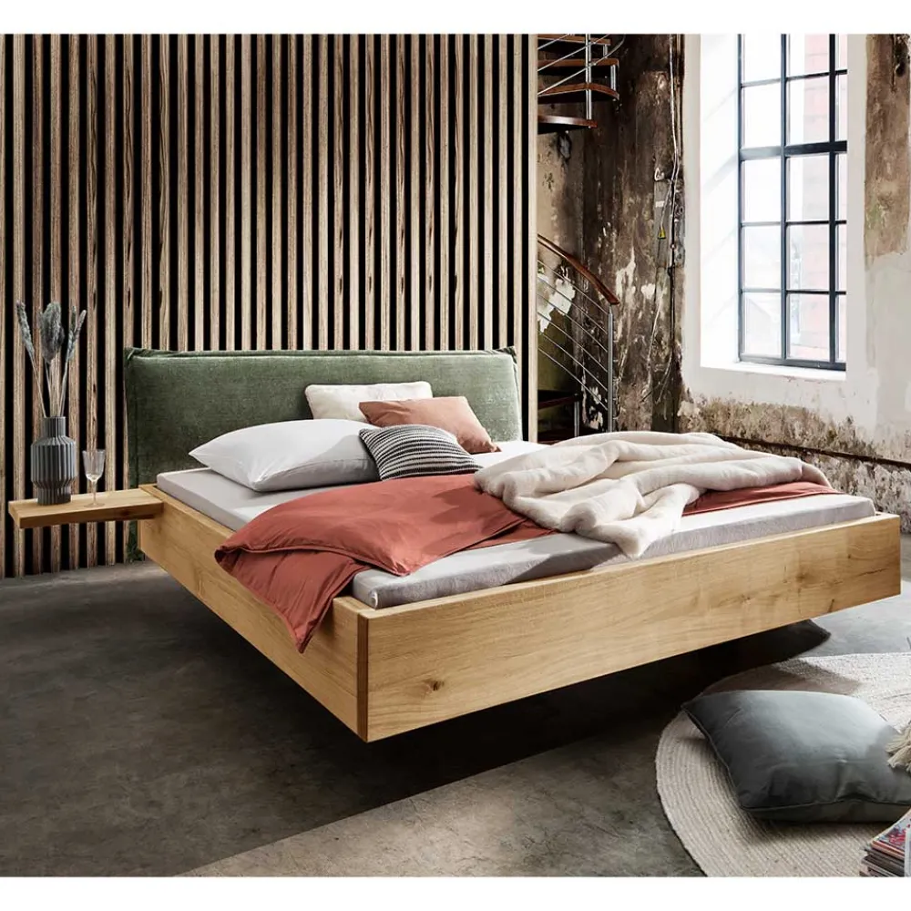 Wohnen Loft Möbel|Industrial Möbel*Schwebendes Bettgestell 140x200 cm - Elcuedon (dreiteilig)