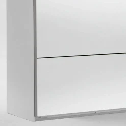 Wohnen Glasmöbel|Jugendzimmerschränke*Schwebetürenschrank Carno mit Schwarzglas