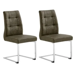 Wohnen Schwingstühle in Braun - Badehma (2er Set)