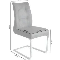 Wohnen Schwingstühle in Braun - Badehma (2er Set)
