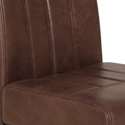 Wohnen Schwarze Möbel|Braune Möbel*Schwingstühle Set in Braun - Libasion (Set)