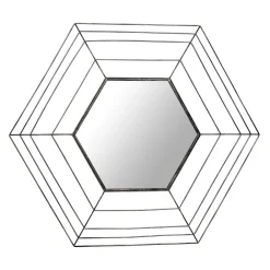 Wohnen Sechseckiger Spiegel im Spinnweben Design - Vivenda