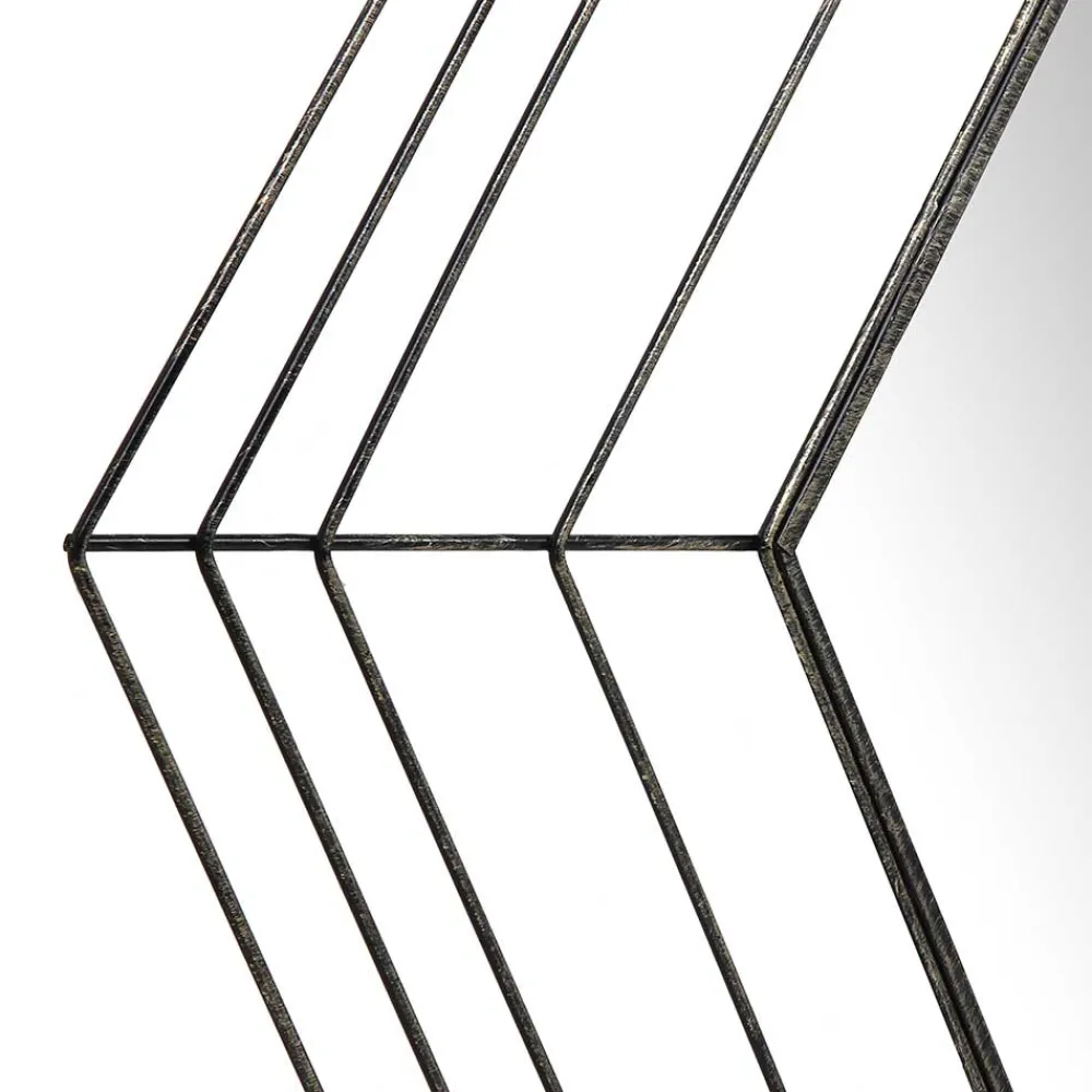 Wohnen Sechseckiger Spiegel im Spinnweben Design - Vivenda