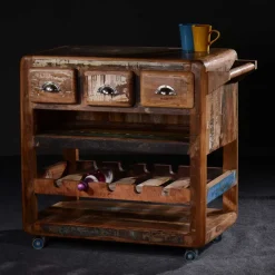 Wohnen Servierwagen Clarendon in Shabby Chic Design