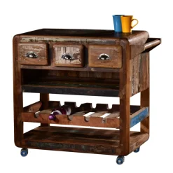 Wohnen Servierwagen Clarendon in Shabby Chic Design