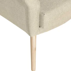 Wohnen Retro Möbel|Sessel & Hocker*Sessel in Beige und Buche Natur - Vareika