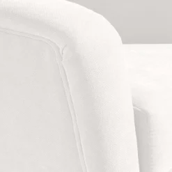 Wohnen Designermöbel*Sessel in Creme Velours-Stoff - Emia