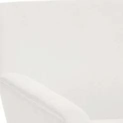 Wohnen Designermöbel*Sessel in Creme Velours-Stoff - Emia