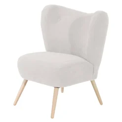 Wohnen Sessel in Cremeweiß und Buche - Liane