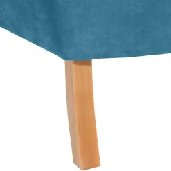 Wohnen Sessel in Petrol und Buche Natur - Emalik