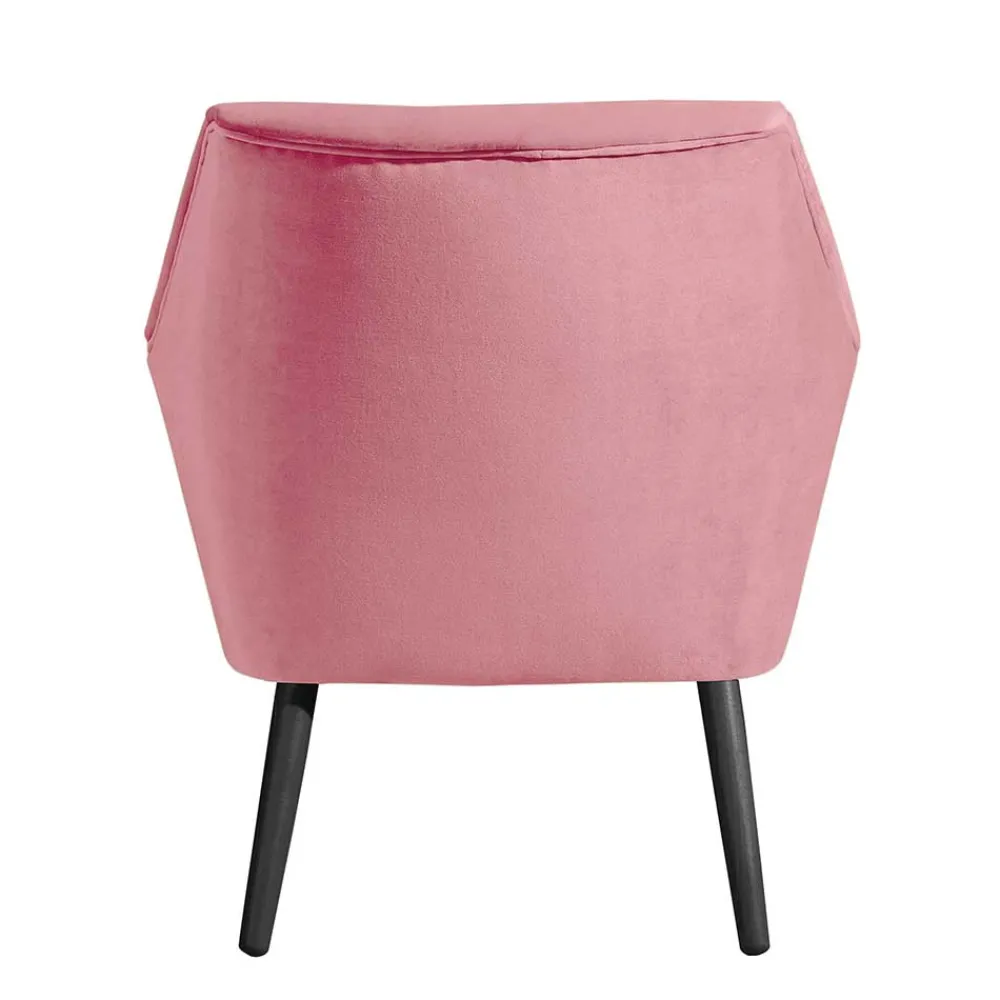 Wohnen Sessel in Rosa und Schwarz - Lanaca