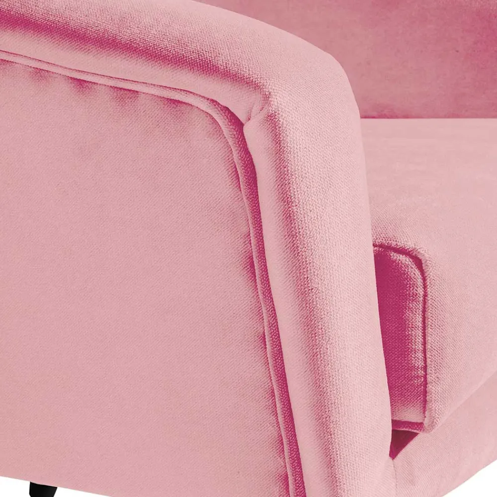Wohnen Sessel in Rosa und Schwarz - Lanaca