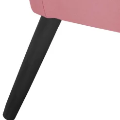 Wohnen Sessel in Rosa und Schwarz - Lanaca