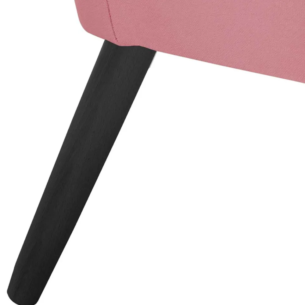 Wohnen Sessel in Rosa und Schwarz - Lanaca