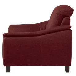 Wohnen Sessel in Rot und Nussbaum Braun - Capital