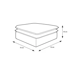 Wohnen Braune Möbel|Sessel & Hocker*Sessel mit Hocker im Set - Anyna (zweiteilig)