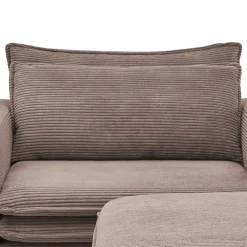 Wohnen Braune Möbel|Sessel & Hocker*Sessel mit Hocker im Set - Anyna (zweiteilig)