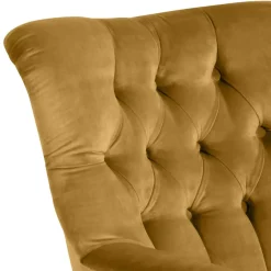 Wohnen Sessel mit Ohren in Maisgelb und Buche - Amarello