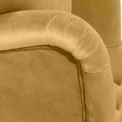 Wohnen Sessel mit Ohren in Maisgelb und Buche - Amarello